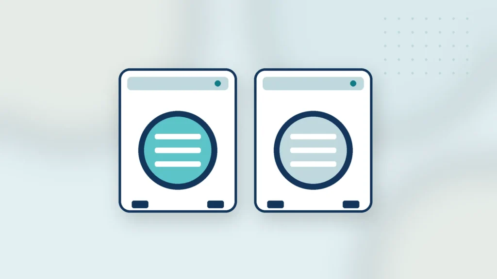 Illustration: two simple freeze dryer shapes side by side for comparison